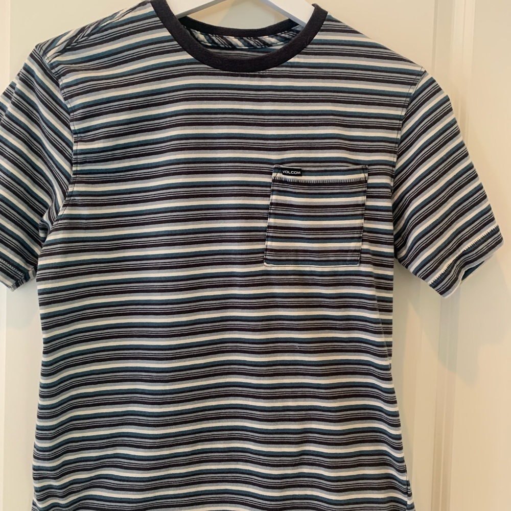 Boys Volcom striped tee